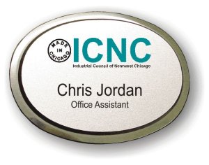 (image for) ICNC Executive Oval Silver Badge