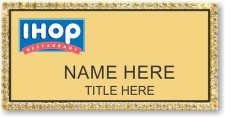 (image for) IHOP Gold Bling Badge