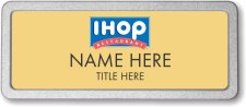 (image for) IHOP Gold Pebbled Frame Prestige Badge