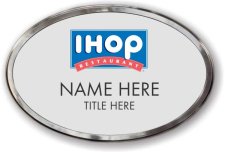 (image for) IHOP Silver Oval Polished Frame Prestige Badge