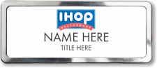 (image for) IHOP White Polished Frame Prestige Badge