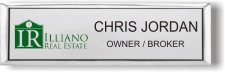 (image for) Illiano Real Estate Small Silver Executive Badge