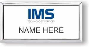 (image for) IMS Technology Services Silver / White Executive Badge