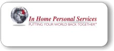 (image for) In Home Personal Services White Logo Only Badge