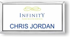 (image for) Infinity Home Health Services Executive White Large Badge