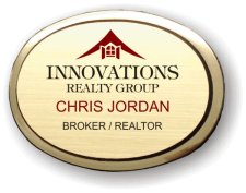 (image for) Innovations Realty Group Gold Oval Executive Badge