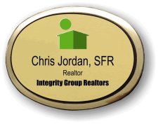 (image for) Integrity Group Realtors Executive Gold Oval Badge
