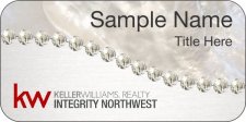 (image for) Keller Williams Integrity Northwest Pearl/Radiant Silver Swoosh Badge