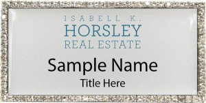 (image for) IsaBell K. Horsley Real Estate, Ltd Silver Bling Badge