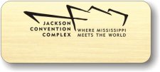 (image for) Jackson Convention Complex Gold Logo Only Badge