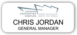 (image for) Jackson Convention Complex White Badge