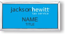 (image for) Jackson Hewitt Blue/Silver Executive Badge