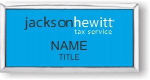 (image for) Jackson Hewitt Blue/Silver Executive Badge