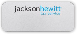 (image for) Jackson Hewitt Standard Silver Badge - Logo only