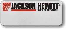 (image for) Jackson Hewitt Silver Logo Only - Red Logo