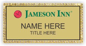 (image for) Jameson Inn Gold Bling Badge