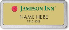 (image for) Jameson Inn Gold Prestige Badge with Pebbled Silver Frame