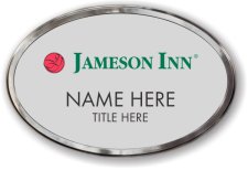 (image for) Jameson Inn Silver Prestige Badge with Pebbled Silver Frame