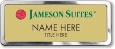 (image for) Jameson Suites Gold Prestige Badge with Polished Silver Frame