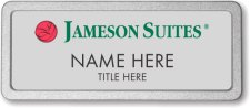 (image for) Jameson Suites Silver Prestige Badge with Pebbled Silver Frame