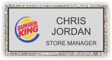 (image for) Burger King Silver Bling Badge