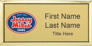 (image for) Jersey Mike\'s Executive Gold Name Badge