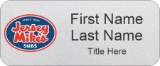 (image for) Jersey Mike's Standard Silver Name Badge
