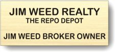 (image for) Jim Weed Realty Gold Badge