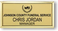 (image for) Johnson County Funeral Service Gold Executive Badge