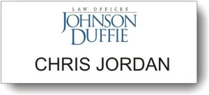 (image for) Johnson, Duffie, Stewart & Weidner White Badge