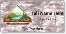 (image for) Josephine County Two Tile Full Color Badge