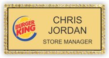 (image for) Burger King Gold Bling Badge