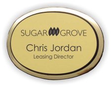 (image for) Sugar Grove Senior Living Executive Oval Gold Badge