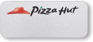 (image for) Pizza Hut Logo 2 Silver Badge Logo Only