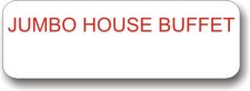 (image for) Jumbo House Buffet Logo Only White Badge