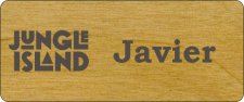 (image for) Jungle Island Managers Alder Wood Badge