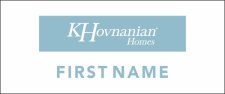 (image for) K. Hovnanian Homes Standard White Badge