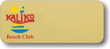 (image for) Kaliko Beach Club Gold Logo Only Badge