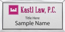 (image for) Kastl Law, P.C. Executive Silver badge Title On Top