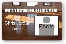 (image for) Keith's Hardwood Floors & More Photo ID Badge