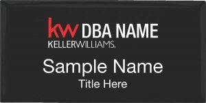 (image for) Keller Williams Realty Logo 2 Black Executive Badge