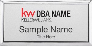 (image for) Keller Williams Realty Logo 2 Silver Executive Silver Badge