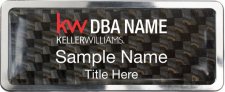 (image for) Keller Williams Realty Logo 2 Prestige Carbon Insert Badge