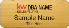 (image for) Keller Williams Realty Logo 2 Bamboo Badge