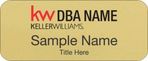 (image for) Keller Williams Realty Logo 2 Standard Gold Badge