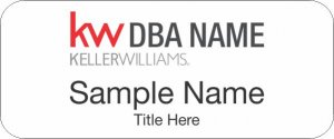 (image for) Keller Williams Realty Logo 2 Standard White Badge