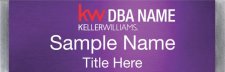 (image for) Keller Williams Realty Logo 2 Small Meridian Purple Badge