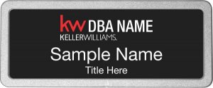 (image for) Keller Williams Realty Logo 2 Pebbled Prestige Black Badge