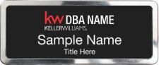 (image for) Keller Williams Realty Logo 2 Polished Prestige Black Badge