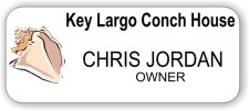 (image for) Key Largo Conch House White Badge